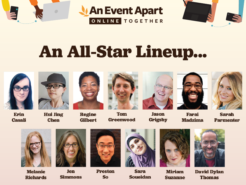 An Event Apart line-up