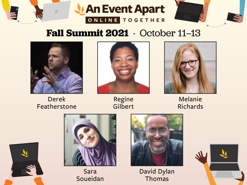 Promo for Fall Summit with speakers as listed in the following copy.