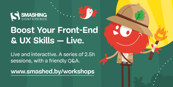 Boost Your Front-End Skills Online: Smashing Workshops